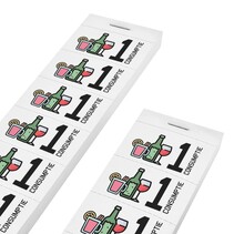 Consumptiebon drankje full colour - 1000 stuks