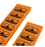 Consumptiebon Halloween in oranje op strips - per 1000 bonnen
