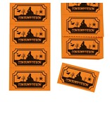 CombiCraft Consumptiebon Halloween in oranje op strips - per 1000 bonnen