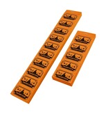 CombiCraft Consumptiebon Halloween in oranje op strips - per 1000 bonnen