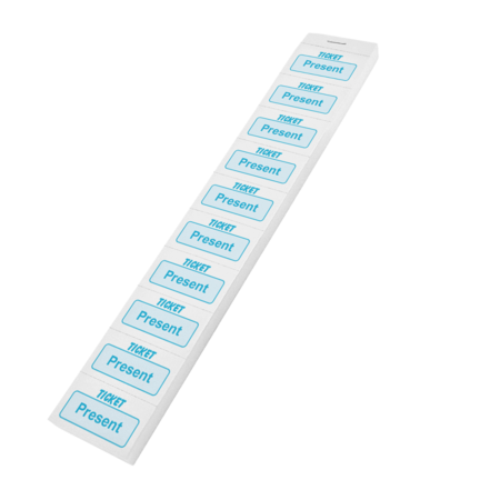 Consumptiebonnen present op strips - per 1000 bonnen