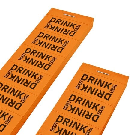 CombiCraft Consumptiebon met tekst drink ticket op strips - per 1000 bonnen