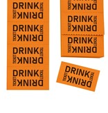 Consumptiebon met tekst drink ticket op strips - per 1000 bonnen