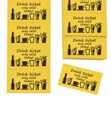 CombiCraft Consumptiebon met tekst only valid today op strips - per 1000 bonnen