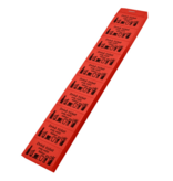 Consumptiebon met tekst only valid today op strips - per 1000 bonnen