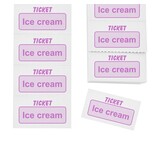 Consumptiebonnen ice cream op strips - per 1000 bonnen