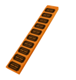 Consumptiebon in klassieke stijl met tekst drink ticket op strips - per 1000 bonnen
