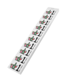 CombiCraft Consumptiebon full colour met drank iconen Engelstalig op strips - per 1000 bonnen