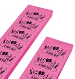 CombiCraft Consumptiebonnen in feest thema bedrukken met 1 regel eigen tekst - per 1000 bonnen