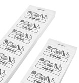 CombiCraft Consumptiebonnen met maaltijd iconen en eigen tekst - per 1000 bonnen