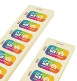 CombiCraft Genummerde consumptiebonnen bedrukken met eigen ontwerp in full colour - per 1000 bonnen