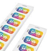 CombiCraft Genummerde consumptiebonnen bedrukken met eigen ontwerp in full colour - per 1000 bonnen