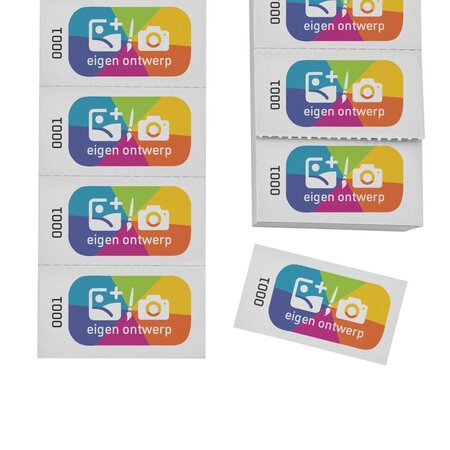 CombiCraft Genummerde consumptiebonnen bedrukken met eigen ontwerp in full colour - per 1000 bonnen