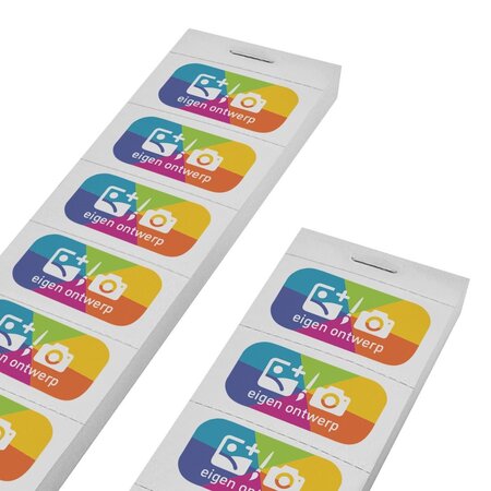 Consumptiebonnen bedrukken met een eigen ontwerp in full colour - per 1000 bonnen