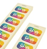 Consumptiebonnen bedrukken met een eigen ontwerp in full colour - per 1000 bonnen