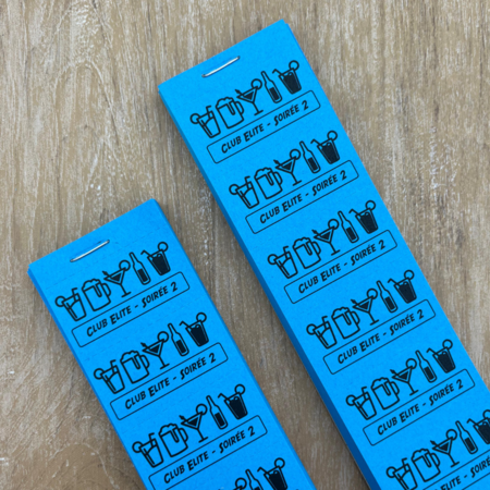 CombiCraft Consumptiebonnen met drank iconen en eigen tekst - per 1000 bonnen