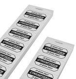 CombiCraft Consumptiebonnen bedrukken met 2 regels eigen tekst - per 1000 bonnen