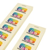 Consumptiebonnen maken met eigen logo full colour op strips - per 1000 bonnen