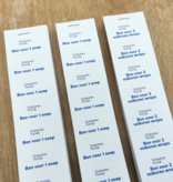 Consumptiebonnen maken met eigen logo full colour op strips - per 1000 bonnen