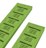 CombiCraft Consumptiebonnen bedrukken met 3 regels eigen tekst - per 1000 bonnen