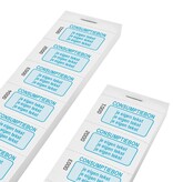 CombiCraft Consumptiebonnen drukken met nummering en eigen tekst - per 1000 bonnen