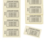 CombiCraft Consumptiebonnen drukken met nummering en eigen tekst - per 1000 bonnen