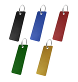 CombiCraft Aluminium sleutellabel 25x70mm met nummer en logo - per stuk