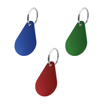 CombiCraft Aluminium sleutellabel 45x29mm met nummer druppel - per stuk