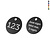 CombiCraft Aluminium nummer plaatje met tekst (tweezijdig)