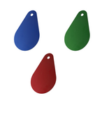 CombiCraft Aluminium nummerplaatje 29x45mm met nummer druppel - per stuk