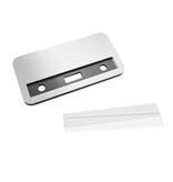 CombiCraft Aluminium naambadge Badgemaster 72x38mm met eigen logo in onderdruk - per stuk