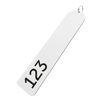 Sleutelhanger XXL met nummer - per stuk