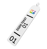 CombiCraft Combipaneel XXL-sleutelhanger met logo, tekst en nummer - per stuk