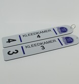 Combipaneel XXL-sleutelhanger met logo, tekst en nummer - per stuk