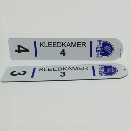 Combipaneel XXL-sleutelhanger met logo, tekst en nummer - per stuk