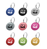 CombiCraft Aluminium sleutellabel Ø 35mm met naam - per 1 stuk