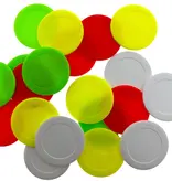 CombiCraft Blanco plastic pokermunten of casinomunten Ø40mm - per 100 stuks