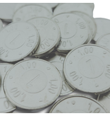 Testmunt: Staal vernikkelde munt in € 1 formaat - per stuk