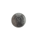CombiCraft Testmunt: Staal vernikkelde munt in € 0,50 formaat - per stuk