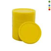 Testmunt € 1 formaat