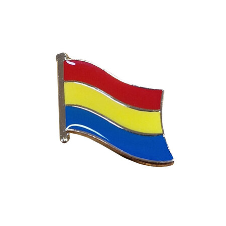 Vlag pin Vlaardingen 18 x 14 mm - per 1 stuk