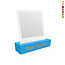 Houten fotohouder 100x30mm met tekst - per stuk