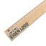 CombiCraft Houten liniaal 30cm bedrukt met logo - per stuk