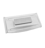 Blanco naambadge Event kunststof 80x37mm met dubbelmagneet - per 1 stuk