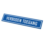 CombiCraft Combipaneel verboden toegang bord 300x60mm - per stuk