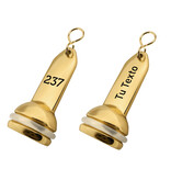 CombiCraft Hotel sleutelhanger Capital met gravering van messing - per 1 stuk