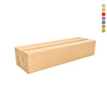 Blanco houten kaarthouder 100x30mm - per stuk