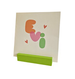 CombiCraft Blanco houten kaarthouder 100x30mm - per stuk