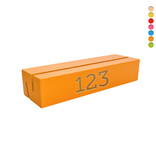 CombiCraft Houten tafelnummer 100x30mm met nummer en gleuf - per stuk