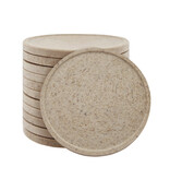 CombiCraft Blanco houtvezel munten Ø35mm - per 100 stuks